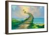 Stairway to Heaven-Jim Warren-Framed Premium Giclee Print