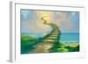 Stairway to Heaven-Jim Warren-Framed Premium Giclee Print