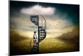 Stairway to Heaven-Ben Goossens-Mounted Art Print