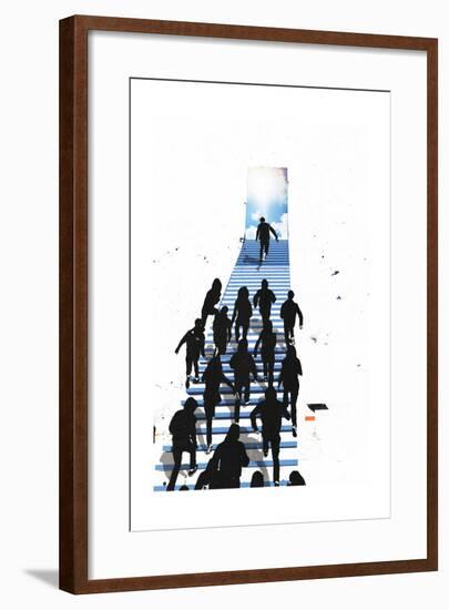 Stairway to Heaven-Alex Cherry-Framed Art Print