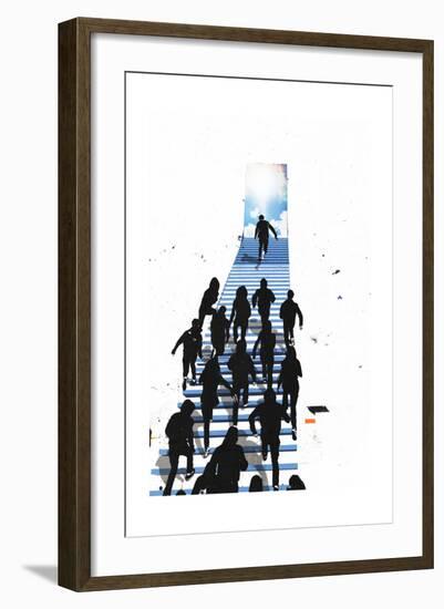 Stairway to Heaven-Alex Cherry-Framed Art Print
