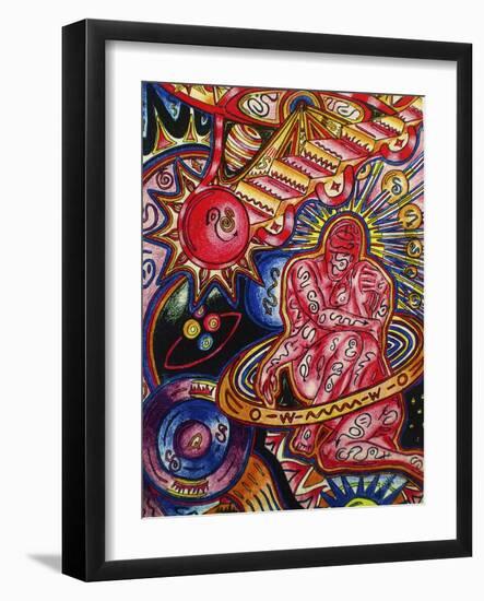 Stairway to Heaven-Abstract Graffiti-Framed Giclee Print