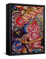 Stairway to Heaven-Abstract Graffiti-Framed Stretched Canvas