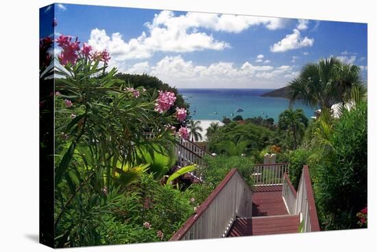 Stairway to Paradise-George Oze-Stretched Canvas
