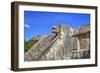 Stairway with Serpent Heads, Platform of Venus, Chichen Itza, Yucatan, Mexico, North America-Richard Maschmeyer-Framed Photographic Print