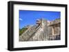 Stairway with Serpent Heads, Platform of Venus, Chichen Itza, Yucatan, Mexico, North America-Richard Maschmeyer-Framed Photographic Print