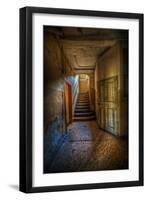 Stairway with Sunlight-Nathan Wright-Framed Photographic Print