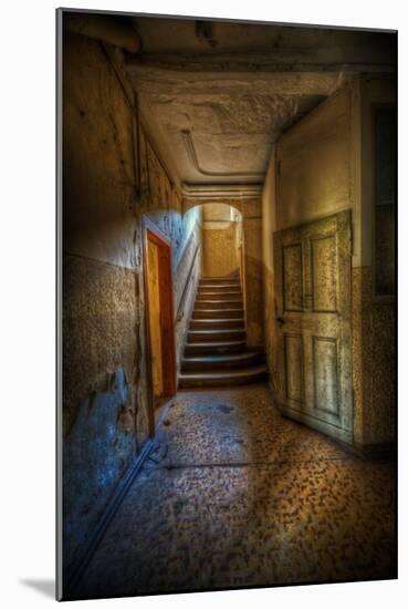 Stairway with Sunlight-Nathan Wright-Mounted Photographic Print