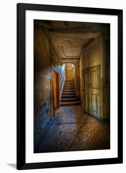 Stairway with Sunlight-Nathan Wright-Framed Photographic Print