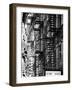 Stairways, Fire Escapes, Black and White Photography, Street Times Square, Manhattan, New York, US-Philippe Hugonnard-Framed Photographic Print