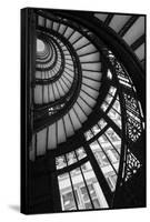 Stairwell The Rookery Chicago IL-Steve Gadomski-Framed Stretched Canvas