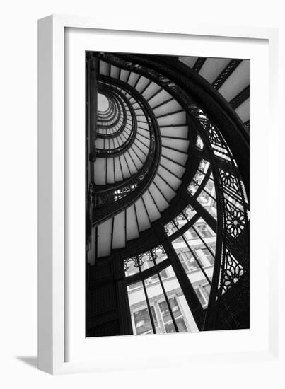 Stairwell The Rookery Chicago IL-Steve Gadomski-Framed Premium Photographic Print