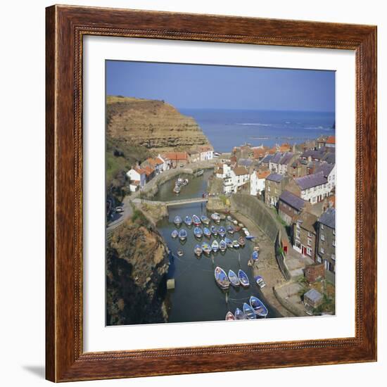 Staithes, North Yorkshire, England, UK, Europe-Roy Rainford-Framed Photographic Print