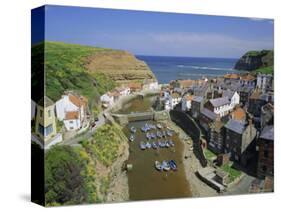 Staithes, Yorkshire, England, UK, Europe-Roy Rainford-Stretched Canvas