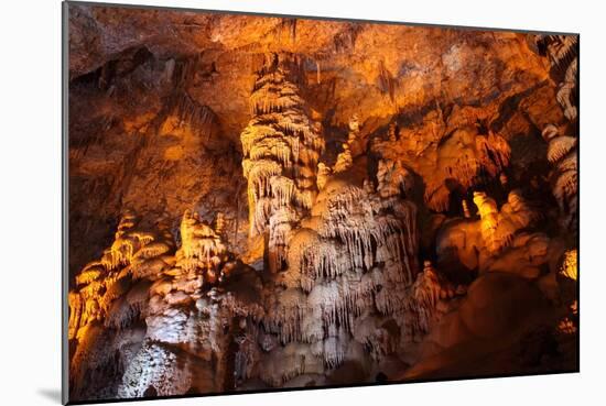 Stalactite Stalagmite Cavern.-liliportfolio-Mounted Photographic Print