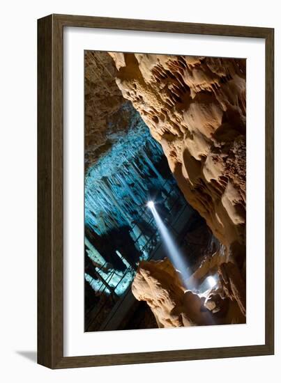 Stalactite Stalagmite Cavern-sergey02-Framed Photographic Print