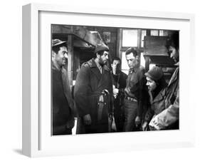 Stalag 17, Harvey Lembeck, Robert Strauss, William Holden, Richard Erdman, Neville Brand, 1953-null-Framed Photo