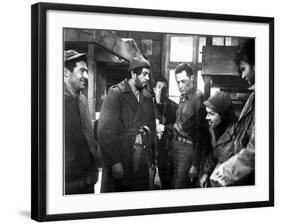 Stalag 17, Harvey Lembeck, Robert Strauss, William Holden, Richard Erdman, Neville Brand, 1953-null-Framed Photo