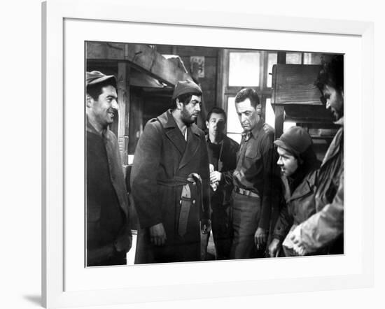 Stalag 17, Harvey Lembeck, Robert Strauss, William Holden, Richard Erdman, Neville Brand, 1953-null-Framed Photo