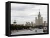 Stalin Era Building at Kotelnicheskaya Embankment, Moscow, Russia-Yadid Levy-Framed Stretched Canvas