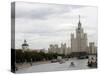 Stalin Era Building at Kotelnicheskaya Embankment, Moscow, Russia-Yadid Levy-Stretched Canvas