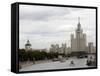 Stalin Era Building at Kotelnicheskaya Embankment, Moscow, Russia-Yadid Levy-Framed Stretched Canvas