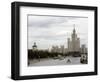 Stalin Era Building at Kotelnicheskaya Embankment, Moscow, Russia-Yadid Levy-Framed Photographic Print