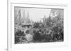 Stalin Haranguing Workers in Baku-null-Framed Giclee Print