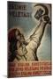 Stalin's Propaganda Poster, Second Soviet Occupation, Latvia-null-Mounted Giclee Print