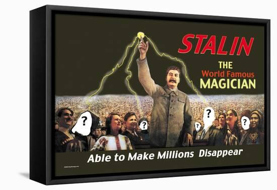 Stalin: The World Famous Magician-null-Framed Stretched Canvas