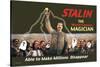 Stalin: The World Famous Magician-null-Stretched Canvas