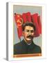 Stalin with Soviet Union Flag-null-Stretched Canvas