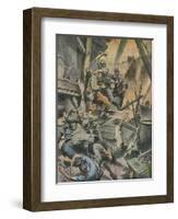 Stalingrad Battle-Rino Ferrari-Framed Art Print