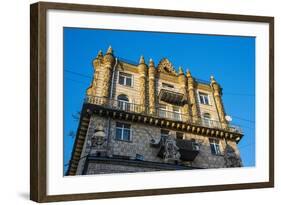 Stalinist Architecture in the Center of Kiev (Kyiv), Ukraine, Europe-Michael Runkel-Framed Photographic Print