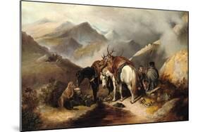 Stalking on the Highlands, 1871-W. W. Morris-Mounted Giclee Print