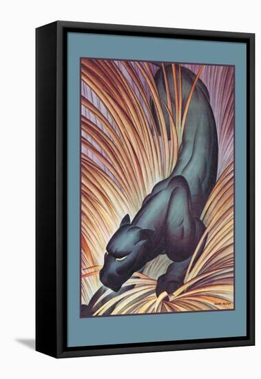Stalking Panther-Major Felton-Framed Stretched Canvas