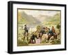 Stalking Party, Loch Callater', a Promotional Card for Huntley and Palmers Biscuits, C.1890…-null-Framed Giclee Print