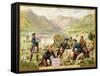 Stalking Party, Loch Callater', a Promotional Card for Huntley and Palmers Biscuits, C.1890…-null-Framed Stretched Canvas