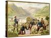 Stalking Party, Loch Callater', a Promotional Card for Huntley and Palmers Biscuits, C.1890…-null-Stretched Canvas