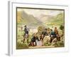 Stalking Party, Loch Callater', a Promotional Card for Huntley and Palmers Biscuits, C.1890…-null-Framed Giclee Print