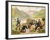 Stalking Party, Loch Callater', a Promotional Card for Huntley and Palmers Biscuits, C.1890…-null-Framed Giclee Print