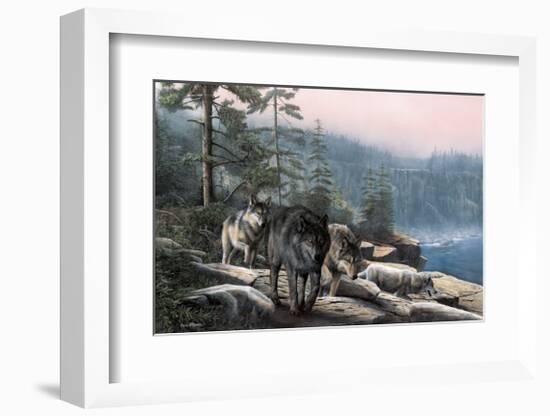 Stalking the Bluffs-Kevin Daniel-Framed Giclee Print