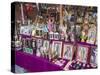 Stall selling holy images, Fiesta of the Virgin of Guadalupe, patron of Mexico, Oaxaca, Mexico, Nor-Melissa Kuhnell-Stretched Canvas