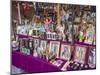 Stall selling holy images, Fiesta of the Virgin of Guadalupe, patron of Mexico, Oaxaca, Mexico, Nor-Melissa Kuhnell-Mounted Photographic Print