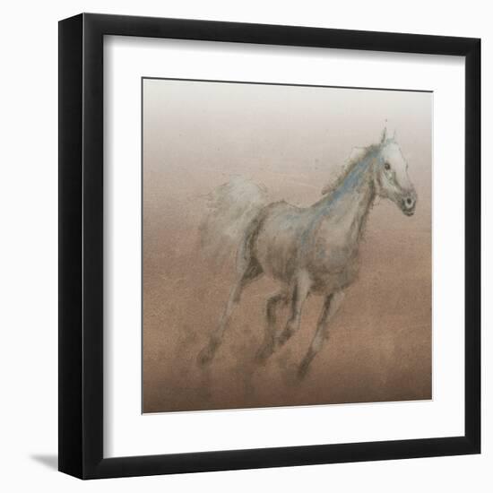Stallion I on Leather-James Wiens-Framed Art Print