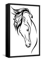 Stallion-Cattallina-Framed Stretched Canvas