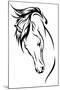 Stallion-Cattallina-Mounted Art Print