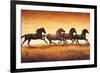 Stallions at Sunset-Ricardo Vargas-Framed Art Print