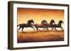 Stallions at Sunset-Ricardo Vargas-Framed Art Print