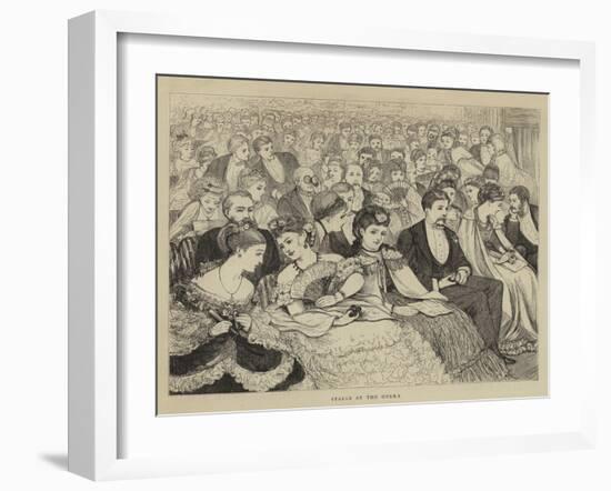 Stalls at the Opera-null-Framed Giclee Print